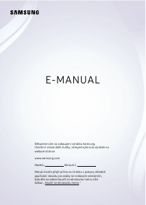 Manuál Samsung QE65QN900BT LED televize