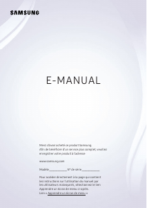 Mode d’emploi Samsung UA58RU7170U Téléviseur LED