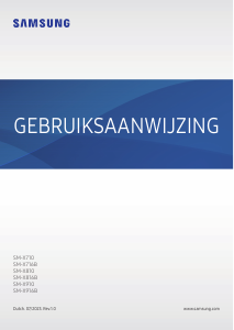 Handleiding Samsung SM-X810 Galaxy Tab S Tablet