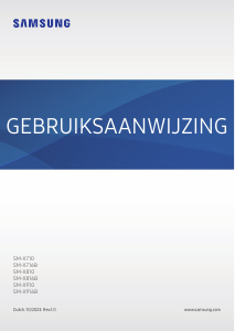 Handleiding Samsung SM-X816B Galaxy Tab S Tablet
