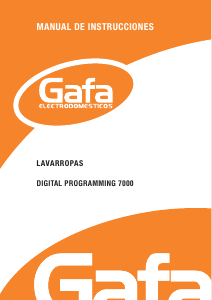 Manual de uso Gafa Digital Programming 7000 Lavadora