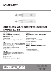 Brugsanvisning SilverCrest SMPSA 3.7 B1 Manicure-pedicure sæt