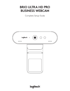 Handleiding Logitech BRIO Ultra HD Pro Webcam