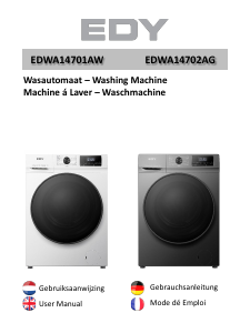 Mode d’emploi Edy EDWA14701AW Lave-linge
