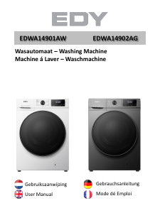 Mode d’emploi Edy EDWA14902AG Lave-linge