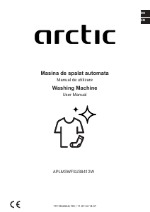 Manual Arctic APLM3WFSU38412W Mașină de spălat
