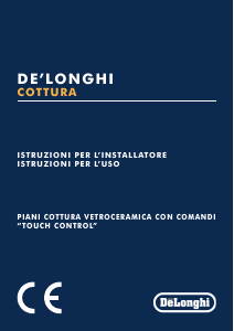 Manuale DeLonghi PVC 31 N Piano cottura