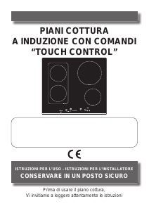 Manuale DeLonghi PIN 65 TC Piano cottura