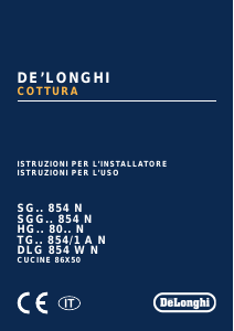 Manuale DeLonghi SGK 854 N Cucina