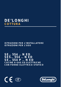 Manuale DeLonghi SEW 554 P N ED Cucina