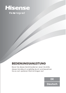Bedienungsanleitung Hisense RT161D4ADE Kühl-gefrierkombination