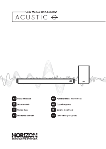 Manuale Horizon HAV-S2630W Acustico Sistema home theater