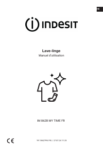 Mode d’emploi Indesit IM862BMYTIMEFR Lave-linge