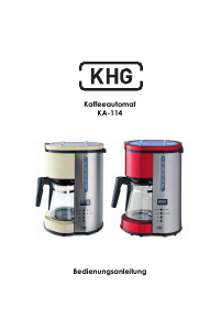 Bedienungsanleitung KHG KA-114 Kaffeemaschine