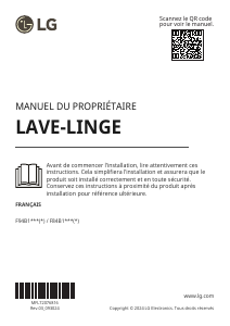 Mode d’emploi LG F94B15WHS Lave-linge