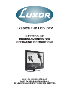 Käyttöohje Luxor LX90626 Nestekidetelevisio
