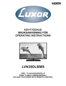 Käyttöohje Luxor LVN39DLBMS LED-televisio