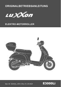 Bedienungsanleitung Luxxon E3000Li Roller
