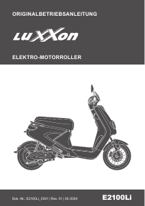 Bedienungsanleitung Luxxon E2100Li Roller