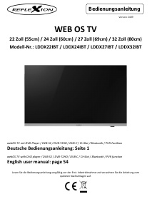 Handleiding Reflexion LDDX32IBT LED televisie