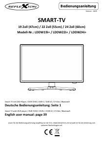 Handleiding Reflexion LDDW22i+ LED televisie