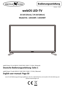 Bedienungsanleitung Reflexion LED22iBT LED fernseher