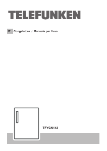 Manuale Telefunken TFYGN143 Congelatore
