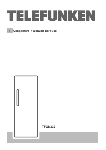 Manuale Telefunken TFGN332 Congelatore