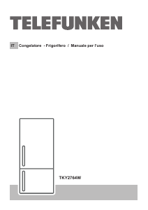 Manuale Telefunken TKY2764W Frigorifero-congelatore
