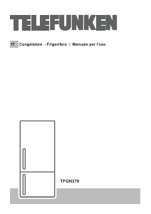 Manuale Telefunken TFGN379 Frigorifero-congelatore