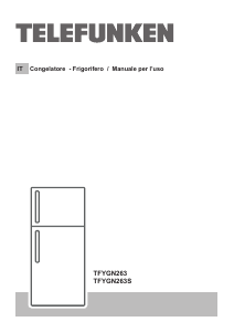 Manuale Telefunken TFYGN263 Frigorifero-congelatore