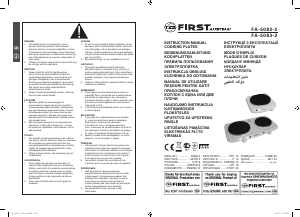 Mode d’emploi First Austria FA-5082-2 Table de cuisson