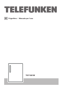Manuale Telefunken TKY1001W Frigorifero