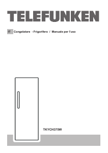 Manuale Telefunken TKYCH375W Frigorifero