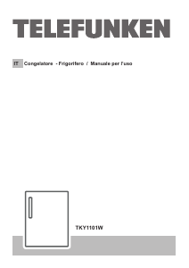 Manuale Telefunken TKY1101W Frigorifero