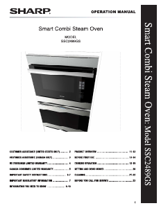 Handleiding Sharp SSC2489GS Oven
