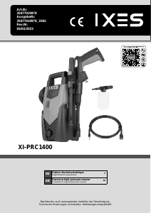 Bedienungsanleitung IXES XI-PRC1400 Hochdruckreiniger