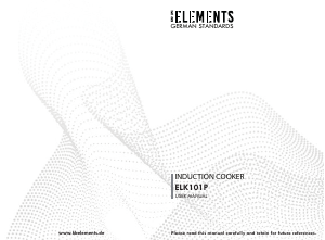 Handleiding KB Elements ELK101P Kookplaat