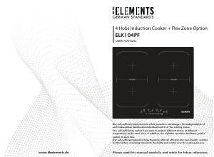 Handleiding KB Elements ELK104PF Kookplaat