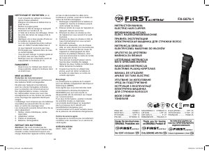 Manual First Austria FA-5676-1 Aparat de tuns