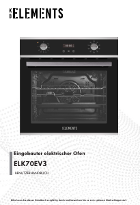 Handleiding KB Elements ELK70EV3 Oven