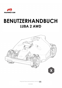 Bedienungsanleitung Mammotion LUBA 2 AWD Rasenmäher