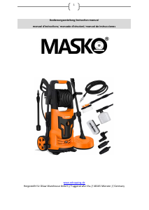 Bedienungsanleitung Masko 2200W Hochdruckreiniger