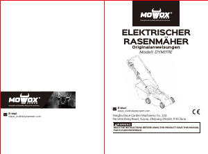 Bedienungsanleitung Mowox DYM1111E Rasenmäher