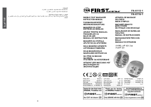 Manual de uso First Austria FA-8115-1 Baño de pie
