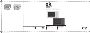 Manual de uso OK OMW 2023 B Microondas