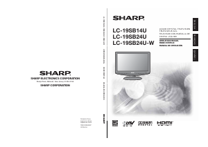 Handleiding Sharp LC-19SB14U LCD televisie