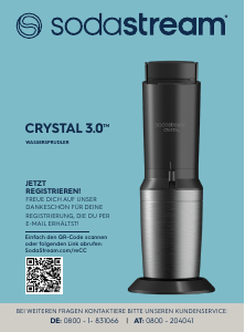 Bedienungsanleitung Sodastream Crystal 3.0 Wassersprudler