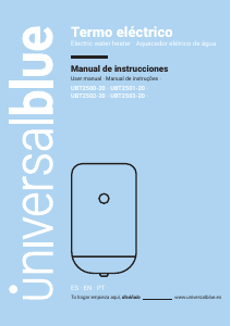 Manual universalblue UBT2501-20 Esquentador