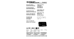 Manual de uso First Austria FA-2421-7 Radiodespertador